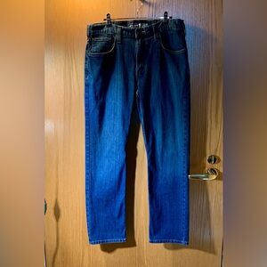 Men’s Carhartt Relaxed Fit Deep Blue Straight Jeans - Size 33 x 30
